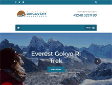 Tablet Screenshot of himalaya-discovery.com